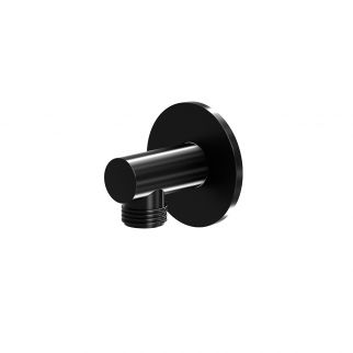 Steinberg Серия 100 Matt Black Подсоединение для шланга 1/2“ с защитой от обратного потока, хром 100 1660 BN