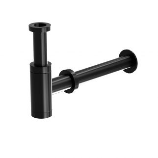 Steinberg Серия 260 Matt Black Сифон, без сливного ганитура, xром 100 1696 S
