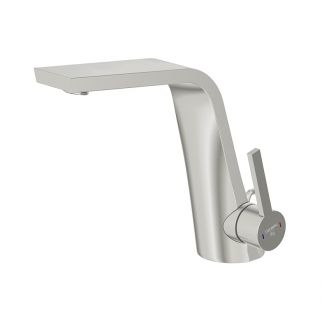 Смеситель для умывальника Steinberg серия 260 Brushed Nickel, с донным клапаном (260 1000 1 BN)