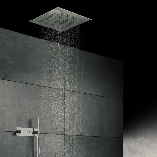 Встраиваемая потолочная панель Steinberg Relax rain  для тропического верхнего душа 600x600 390 6612