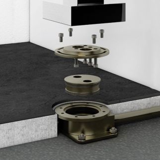 Скрытый корпус Steinberg 1/2“ для всех напольных смесителей Для ванны/душа (с одной ногой), 020 1162
